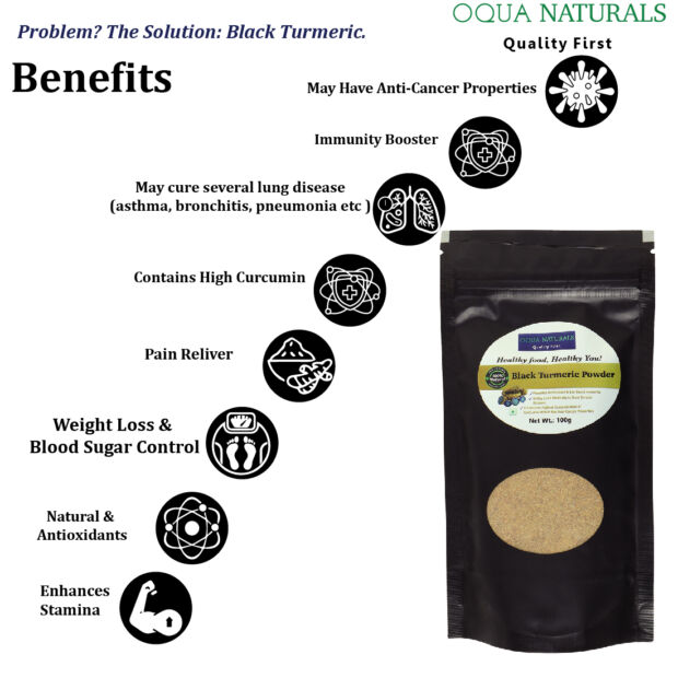 Black Turmeric Powder 100gm - Image 4