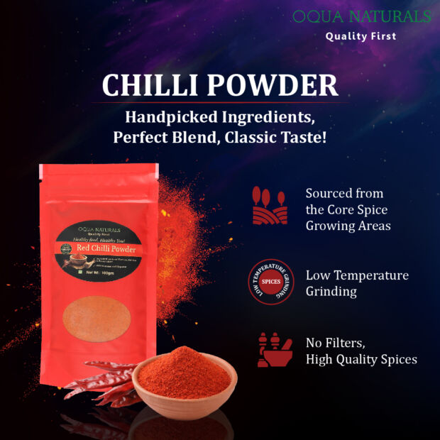Freshly Grounded  Red Chilli Powder 100 gm - Image 3